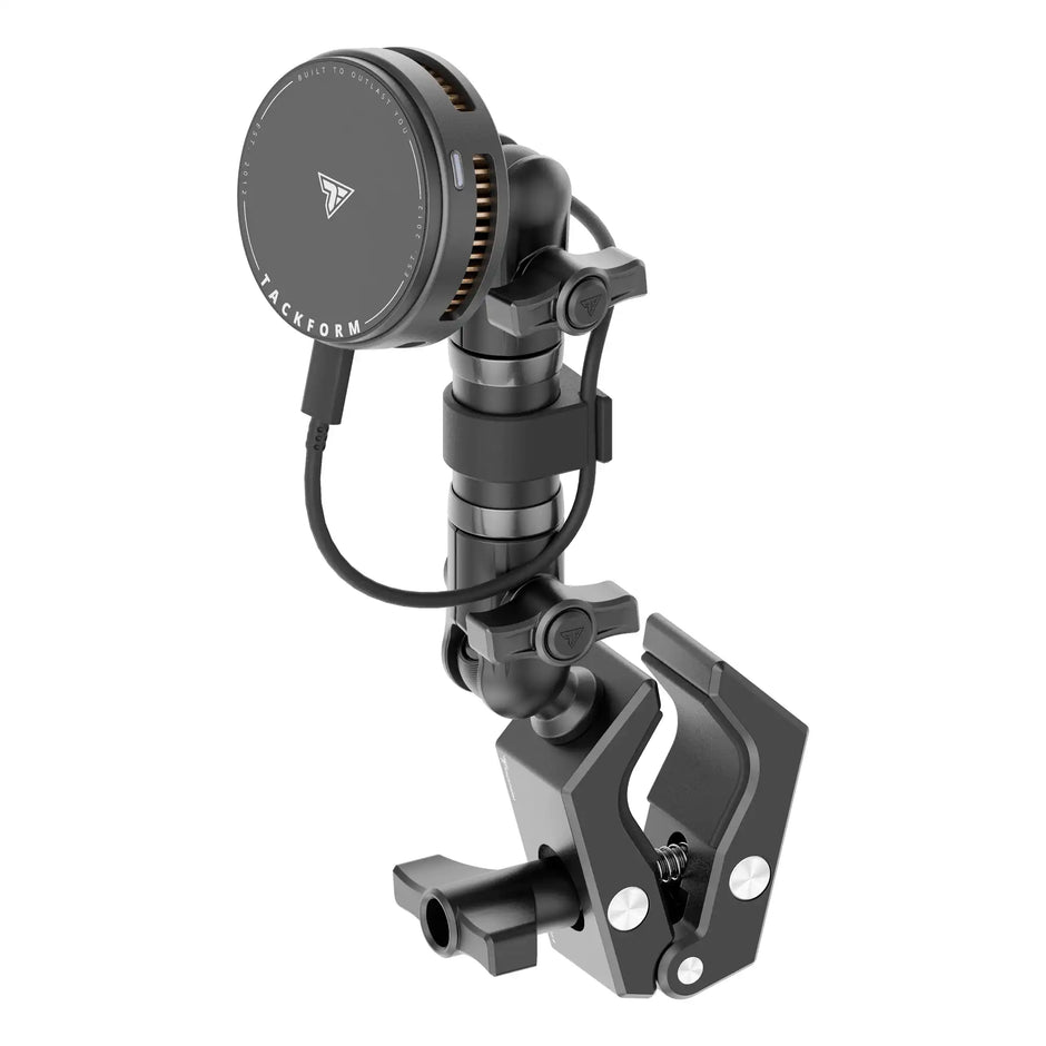 Tackform 2025+ Toyota 4Runner grab handle mount with Qi2.2 MagSafe charging and cooling phone holder