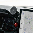 Toyota Tacoma Tackform dash clip phone mount holding a smartphone