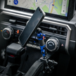 No-drill Tackform grab handle phone mount installed on the passenger grab handle of a 2025+ Toyota 4Runner