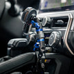Passenger side grab handle mount holding phone in Toyota 4Runner
