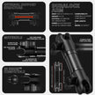 Tackform aluminum tube and carbon fiber tube DuraLock arm options for the 2025+ 4Runner grab handle mount